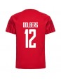 Danmark Kasper Dolberg #12 Replika Hemmakläder VM 2022 Kortärmad